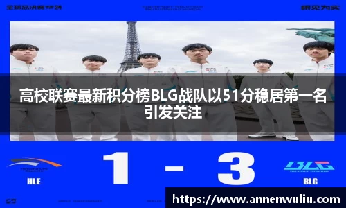 高校联赛最新积分榜BLG战队以51分稳居第一名引发关注